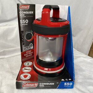 Coleman Conquer Spin Lantern 550 Lumens Rugged Camping Outdoors Hiking LED